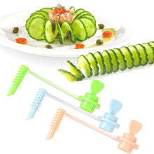 Load image into Gallery viewer, Creative Fruit Vegetable Spiral Slicer Kitchen Cutting Vegetable Pattern Carved Flowers Gadget Potato Kitchen Tools Accessories