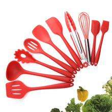 Load image into Gallery viewer, 10 Pcs Heat Resistant Silicone Cookware Set Nonstick Cooking Tools Kitchen Baking Tool Kit Utensils Kitchen Accessories