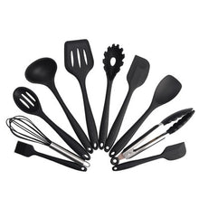 Load image into Gallery viewer, 10 Pcs Heat Resistant Silicone Cookware Set Nonstick Cooking Tools Kitchen Baking Tool Kit Utensils Kitchen Accessories