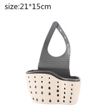 Load image into Gallery viewer, Kitchen Accessories Utensils Organizer Adjustable Snap Sink Soap Sponge Holder Kitchen Hanging Drain Basket Kitchen Gadgets-S