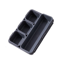 Load image into Gallery viewer, Organizer Box Trays Home Office Storage Kitchen Bathroom Closet Desk Box Drawer Organization Tray Cutlery Cosmetics Stationery
