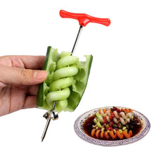 Load image into Gallery viewer, Arsmundi kitchen accessories gadget Stainless Creative Scroll vegetable Cutter fruit Vegetable Spiral knife kitchen gadgets
