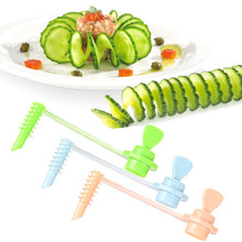 Load image into Gallery viewer, Creative Fruit Vegetable Spiral Slicer Kitchen Cutting Vegetable Pattern Carved Flowers Gadget Potato Kitchen Tools Accessories
