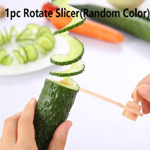 Kitchen Gadgets Tornado Potato Spiral Cutter Vegetable Spiralizer Potatoes Cozinha Potato Slicer Shredder Kitchen Accessories