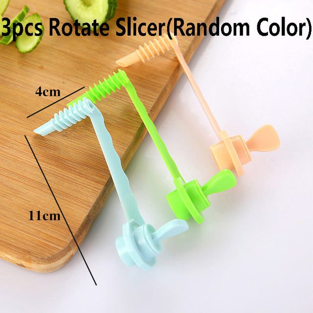 Kitchen Gadgets Tornado Potato Spiral Cutter Vegetable Spiralizer Potatoes Cozinha Potato Slicer Shredder Kitchen Accessories