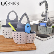 Load image into Gallery viewer, Kitchen Accessories Utensils Organizer Adjustable Snap Sink Soap Sponge Holder Kitchen Hanging Drain Basket Kitchen Gadgets-S
