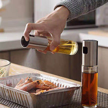 Load image into Gallery viewer, Kitchen Baking Oil Cook Oil Spray Empty Bottle Vinegar Bottle Oil Dispenser Cooking Tool Salad BBQ Cooking Glass  Oil sprayer
