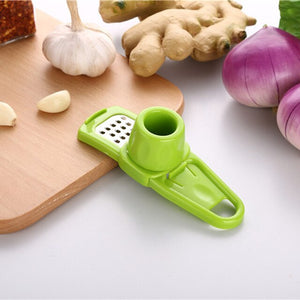 Ginger Garlic Grinding Tool Plastic Garlic Peeler Slicer Cutter Grater Planer Garlic Press Kitchen Cooking Gadgets Kitchen TOOL