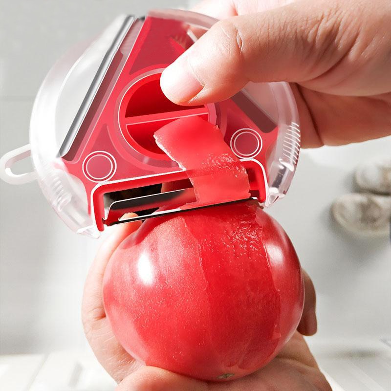 3 in 1 Rotary Peeler Multifunction Fruit Vegetable Peelers Stainless Steel Peel Shredder Zester Slicer Cutter DIY Kitchen Gadget