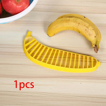 Load image into Gallery viewer, Plastic Banana Slicer Chopper Cutter Banana Make Tool Fruit Vegetable Tool Salad Maker Cooking Tools Kitchen Gadgets Hot Sale
