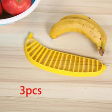 Load image into Gallery viewer, Plastic Banana Slicer Chopper Cutter Banana Make Tool Fruit Vegetable Tool Salad Maker Cooking Tools Kitchen Gadgets Hot Sale
