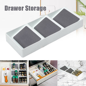 1 PC Kitchen Spice Rack Drawer 3 Tier Spice Drawer Storage Non-skid Seasonings Bottles Organizers