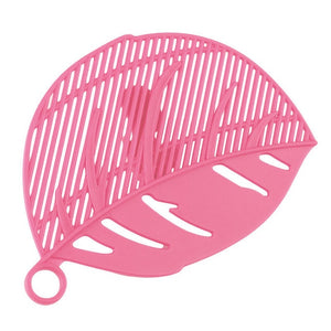 Hot 1PC Leaf Shape Durable Practial Plastic Kitchen Rice Beans Peas Wash Sieve Kitchen Washing Cleaning Tool Gadget Clips Filter