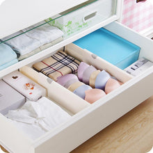 Load image into Gallery viewer, Innovative Adjustable Plastic Drawer Dividers Expandable Kitchen Bedroom Storage Organizers
