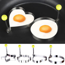 Load image into Gallery viewer, New Arrival Hot Fried Egg Pancake Shaper Stainless Steel Shaper Mould Mold Kitchen Rings Heart Kitchen Tool
