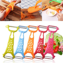 Load image into Gallery viewer, New 1 piece Multi-function Grater Apple peeler Apple  Kitchen Vegetable Carrot Gadgets Fruit Paring knife Double head
